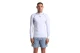 Arena Rash Vest Graphic Ανδρική Μακρυμάνικη Μπλούζα UV Protection Λευκή