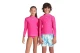 Arena Rash Vest Graphic Παιδική Μακρυμάνικη Μπλούζα UV Protection Φούξια