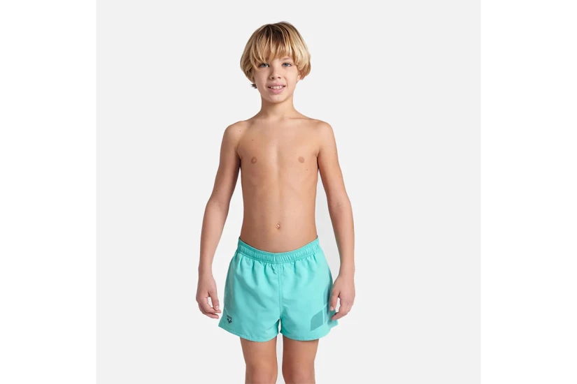 Arena Logo Beach Short Παιδικό Μαγιό Σορτς Τυρκουάζ