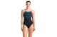 Arena Foggy Dots Swim Pro Γυναικείο Ολόσωμο Μαγιό Μαύρο, Ροζ