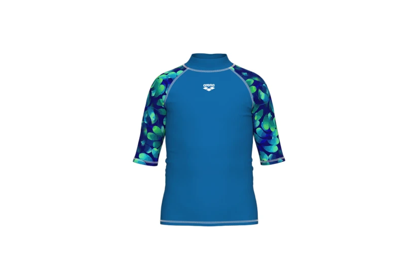 Arena Rash Vest Παιδική Κοντομάνικη Μπλούζα UV Protection Μπλε, Διάφορα Χρώματα