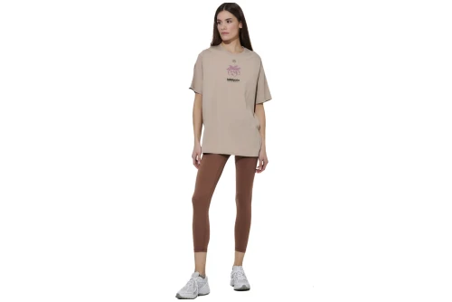 Body Action Full Length Κολάν Μακρύ Γυναικείο (011619 BROWN GREY-6)