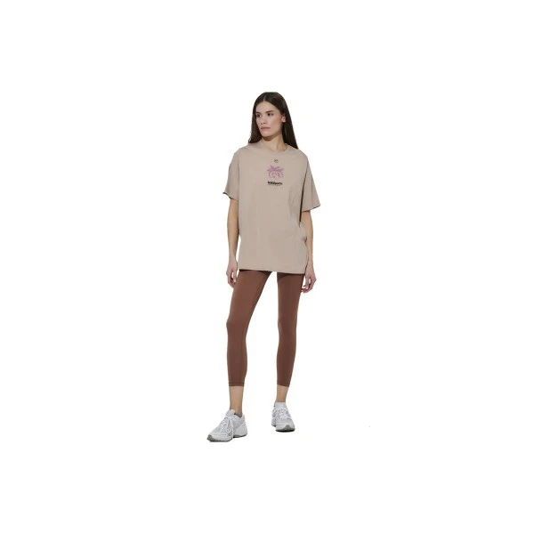 Body Action Full Length Κολάν Μακρύ Γυναικείο (011619 BROWN GREY-6)