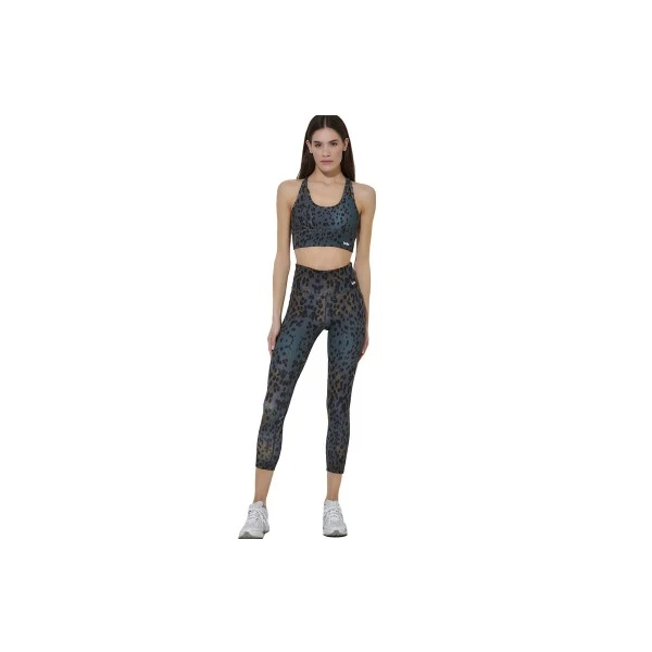 Body Action Allover Printed Κολάν 7-8 Γυναικείο (011620 STONE LEOPARD-7)