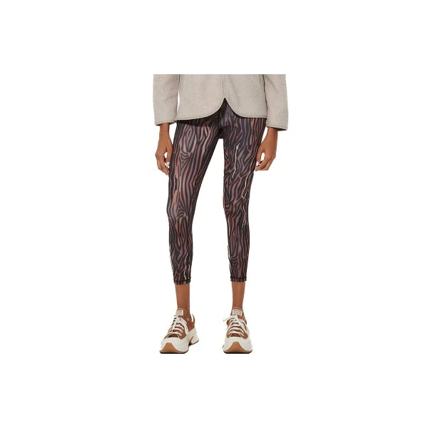 Body Action Allover Printed Κολάν 7-8 Γυναικείο (011624 KHAKI ZEBRA-07)