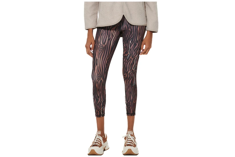 Body Action Allover Printed Κολάν 7-8 Γυναικείο (011624 KHAKI ZEBRA-07)