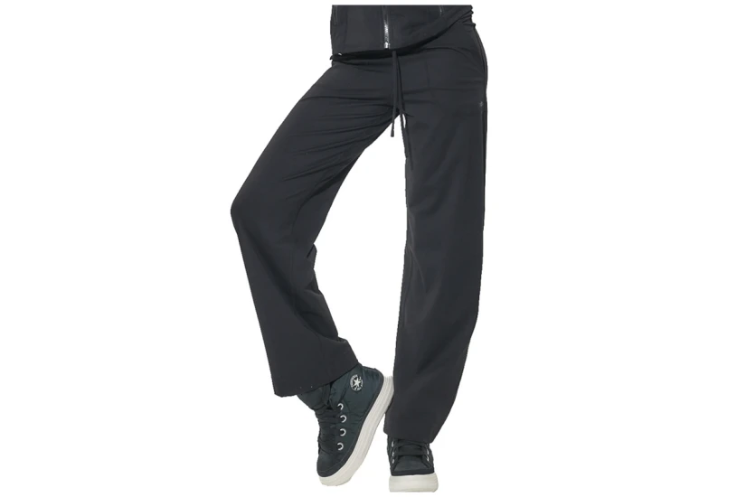 Body Action Open-Hem Παντελόνι Φόρμας Γυναικείο (011625 BLACK-01)