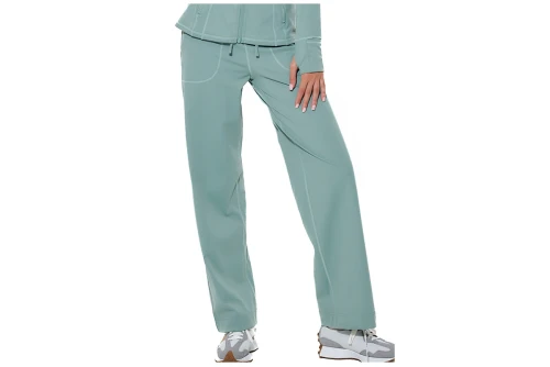 Body Action Open-Hem Παντελόνι Φόρμας Γυναικείο (011625 JADE GREEN-07D)