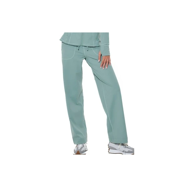 Body Action Open-Hem Παντελόνι Φόρμας Γυναικείο (011625 JADE GREEN-07D)
