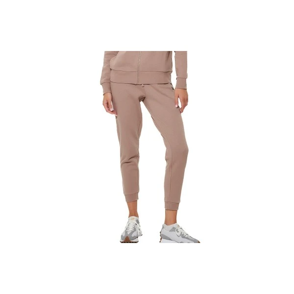 Body Action Fleece Skinny Παντελόνι Φόρμας Γυναικείο (021627 MOCHA MERINGUE-05E)