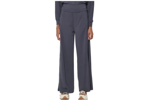 Body Action Modal Wide-Leg Παντελόνι Φόρμας Γυναικείο (021634 EBONY BLUE-04E)