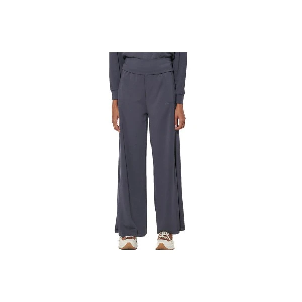 Body Action Modal Wide-Leg Παντελόνι Φόρμας Γυναικείο (021634 EBONY BLUE-04E)
