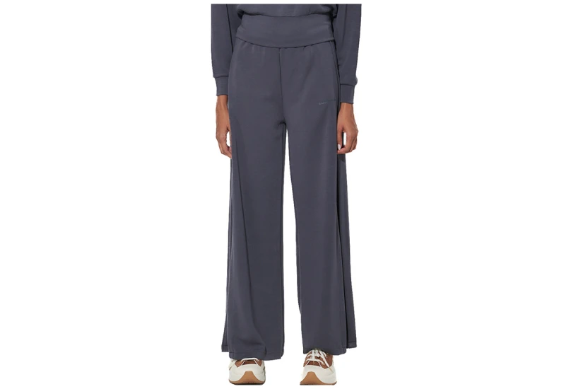 Body Action Modal Wide-Leg Παντελόνι Φόρμας Γυναικείο (021634 EBONY BLUE-04E)