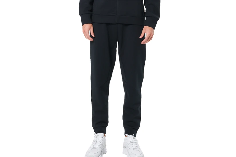 Body Action Sport Gym Tech Fleece Ανδρικό Παντελόνι Φόρμας Μαύρο