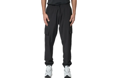 Body Action Poly Stretch Παντελόνι Cargo Ανδρικό (023625 BLACK-01)