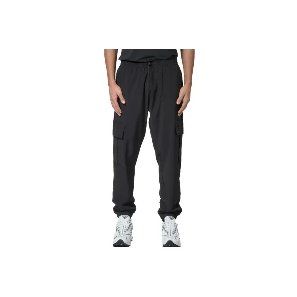 Body Action Poly Stretch Παντελόνι Cargo Ανδρικό (023625 BLACK-01)