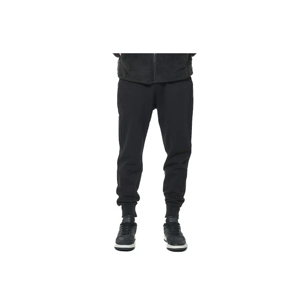 Body Action Fleece Sportstyle Παντελόνι Φόρμας Ανδρικό (023627 BLACK-01)