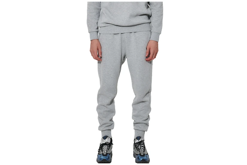Body Action Fleece Sportstyle Παντελόνι Φόρμας Ανδρικό (023627 LIGHT MELANGE GREY-03C)
