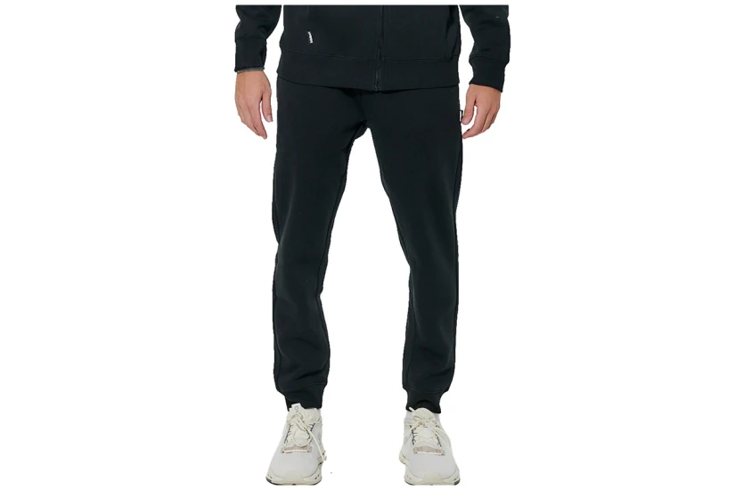 Body Action Fleece Παντελόνι Φόρμας Ανδρικό (023634 BLACK-01)