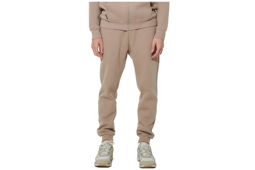 Body Action Fleece Παντελόνι Φόρμας Ανδρικό (023634 TEAK BEIGE-05C)