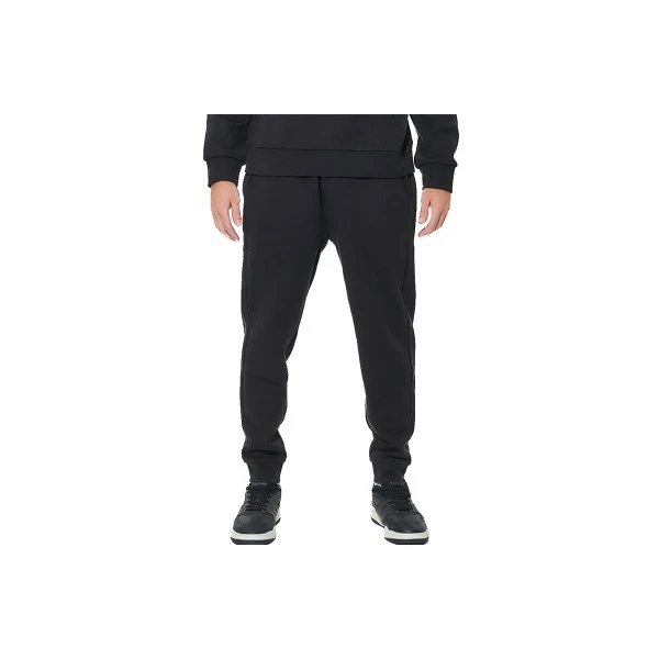 Body Action Tapered Fleece Παντελόνι Φόρμας Ανδρικό (023635 BLACK-01)