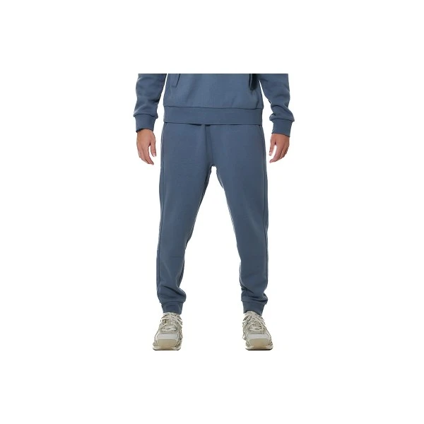 Body Action Tapered Fleece Παντελόνι Φόρμας Ανδρικό (023635 BLUE STONE-04C)