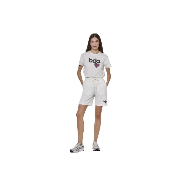 Body Action Essentials French Terry Βερμούδα Αθλητική Γυναικεία (031615 STAR WHITE-02)