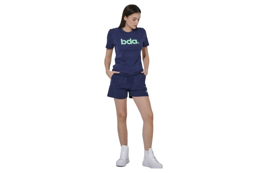 Body Action Essentials Jersey Γυναικείο Αθλητικό Σορτς Μπλε Σκούρο