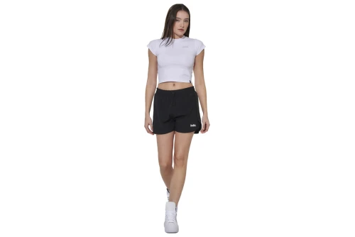 Body Action 2-In-1 Σορτς Με Εσωτερικό Κολάν Γυναικείο (031618 BLACK-01)