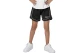 Body Action Tech Fleece Παιδικό Αθλητικό Σορτς Μαύρο, Λευκό