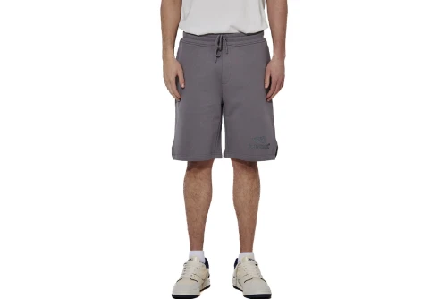 Body Action High Density Logo Terry Βερμούδα Αθλητική Ανδρική (033628 STEEL GREY-03)