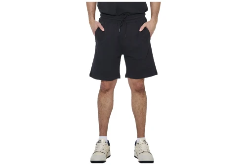 Body Action Cotton Terry Βερμούδα Αθλητική Ανδρική (033629 BLACK-1)
