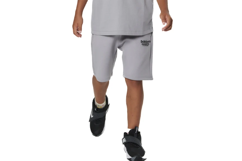 Body Action Tech Fleece Ανδρική Αθλητική Βερμούδα Γκρι