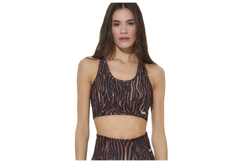 Body Action Cross-Over Straps Μπουστάκι Γυναικείο (041615 GOLD ZEBRA-06B)