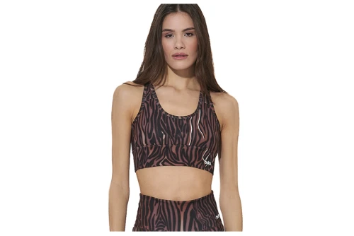 Body Action Cross-Over Straps Μπουστάκι Γυναικείο (041615 GOLD ZEBRA-06B)