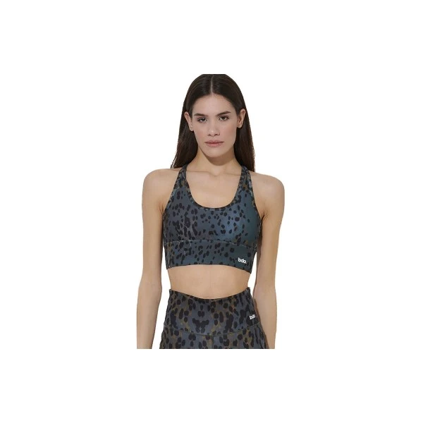 Body Action Cross-Over Straps Μπουστάκι Γυναικείο (041615 STONE LEOPARD-7)