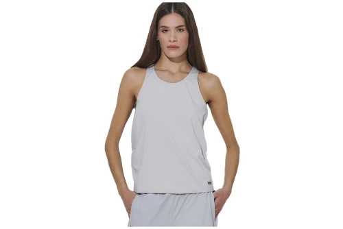 Body Action Cross-Back Yoga Μπλούζα Αμάνικη Γυναικεία (041621 LIGHT GREY-03A)