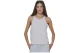 Body Action Cross-Back Yoga Γυναικεία Αμάνικη Μπλούζα Γκρι Ανοιχτό