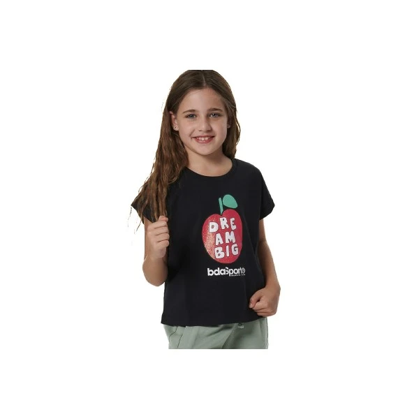 Body Action Heavy Jersey Graphic Μπλούζα Αμάνικη (042602 BLACK-01)