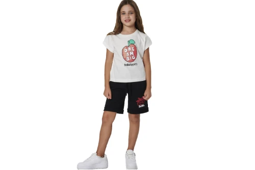 Body Action Heavy Jersey Graphic Μπλούζα Αμάνικη (042602 WHITE ALYSSUM-05A)