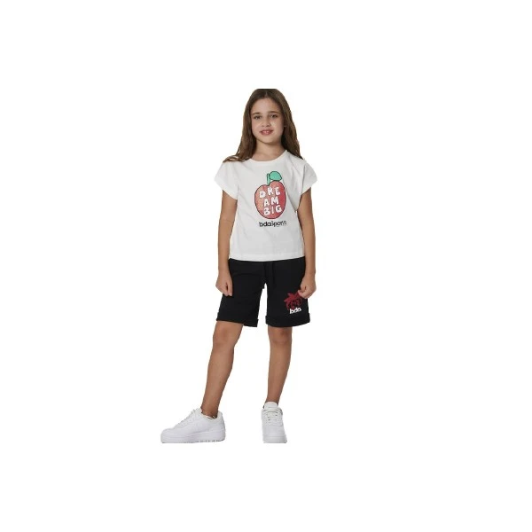 Body Action Heavy Jersey Graphic Μπλούζα Αμάνικη (042602 WHITE ALYSSUM-05A)