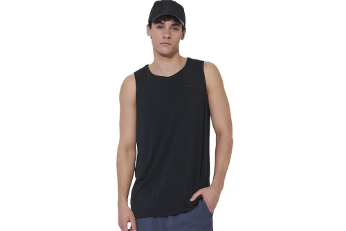 Body Action Lightweight Yoga Μπλούζα Αμάνικη Ανδρική (043609 BLACK-01)