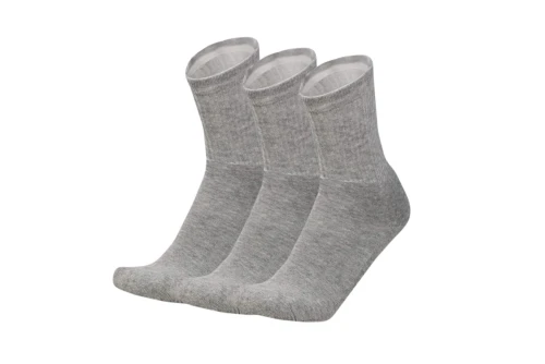 X-Code Tennis Κάλτσες Ψηλές 3 Ζευγάρια (04500 GREY MEL)
