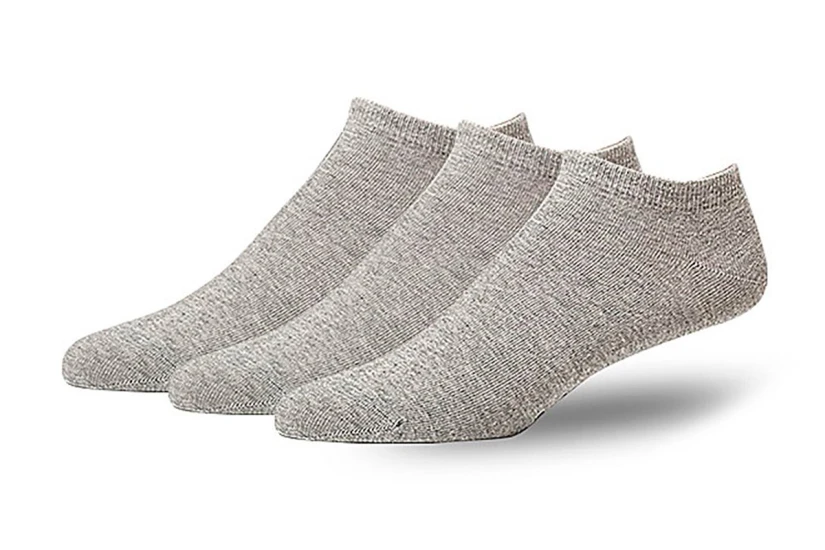 X-Code Xx Unisex Κάλτσες μέχρι τον Αστράγαλο Γκρι 3 Ζευγάρια 