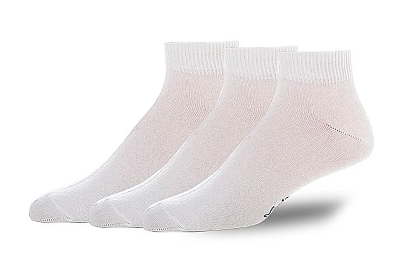 X-Code Unisex Κάλτσες μέχρι τον Αστράγαλο Λευκές 3 Ζευγάρια 