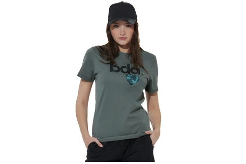 Body Action Logo T-Shirt Γυναικείο (051618 BALSAM GREEN-07A)