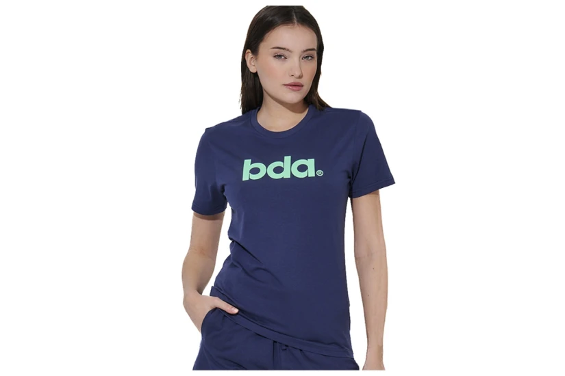 Body Action Classic Γυναικείο Κοντομάνικο T-Shirt Μπλε Σκούρο