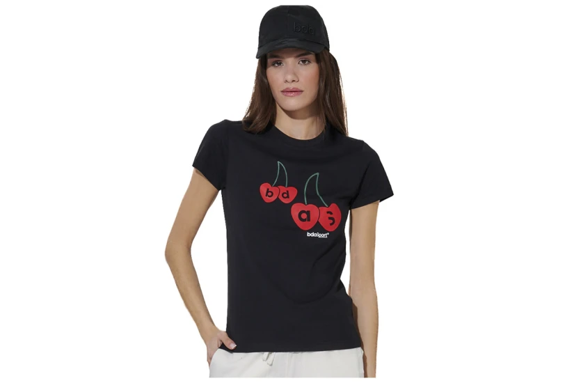 Body Action Slim Fit Γυναικείο Κοντομάνικο T-Shirt Μαύρο