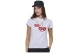 Body Action Slim Fit Γυναικείο Κοντομάνικο T-Shirt Λευκό