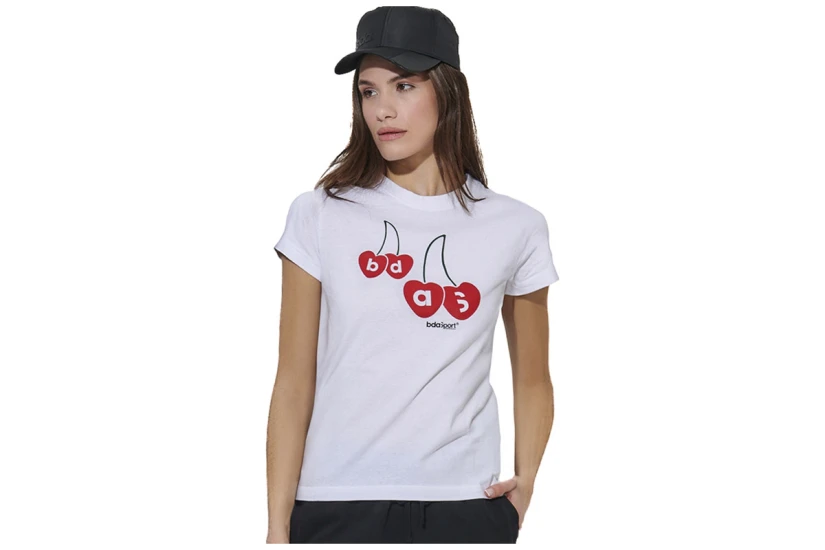 Body Action Slim Fit Γυναικείο Κοντομάνικο T-Shirt Λευκό
